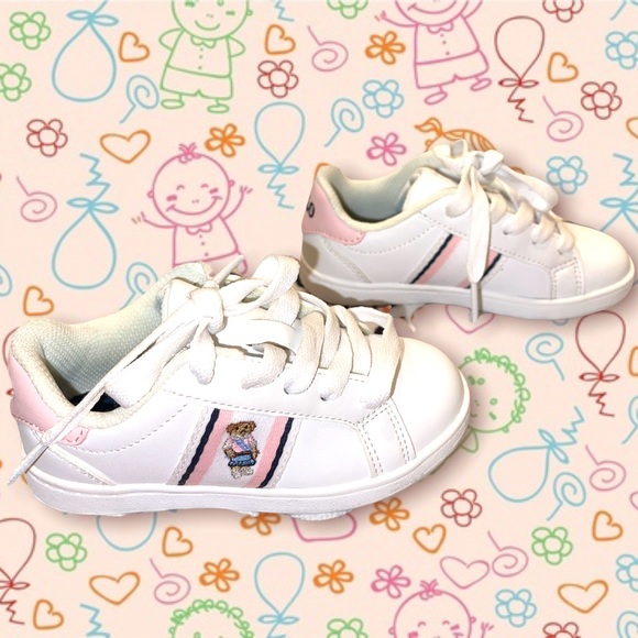 Polo Ralph Lauren Oaklynn Bear Sneakers - Picture 2 of 5